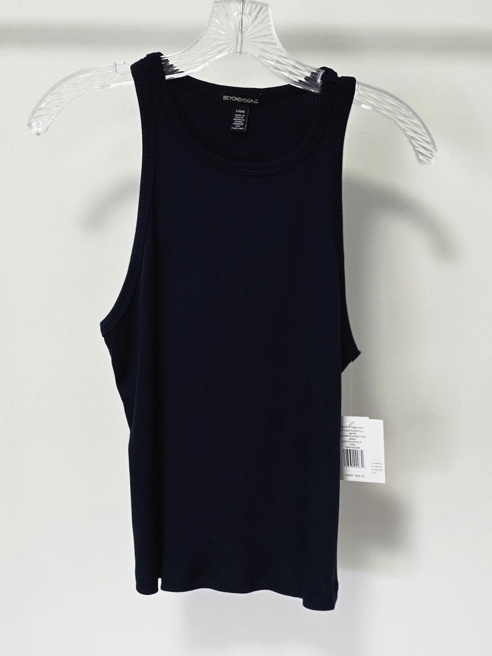 NWT Beyond Yoga Formation Tank Nocturnal Navy Size L - Picture 7 of 8